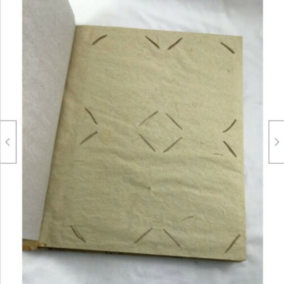 Hand Made Hawaii Palm Tree Photo Album Natural Leaf Materials AS IS - Picture 4 of 7